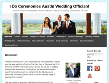 Tablet Screenshot of idoceremonies.org